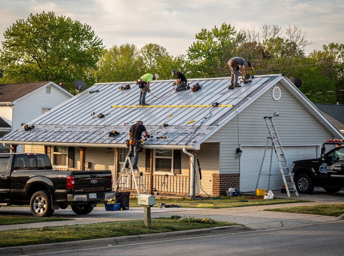 Metal Roof Installation in West Paducah, KY 42086