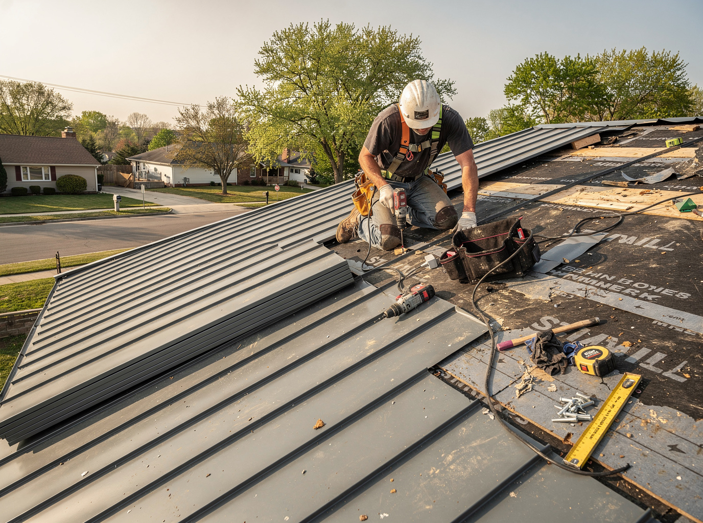 metal roofing in Lower Town Arts District